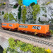 2 wagons plat à ranchers Lgs "KARGO70 CNC"  Sncf, Ep IV - JOUEF HJ6224 - HO 1/87