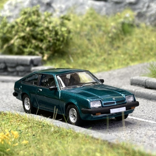 Modèle Réduit Brekina 1/87 - Opel Manta B CC Metallic Vert (1980) - Neuf