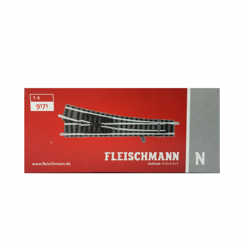 Aiguillage droit droit-N-1/160-FLEISCHMANN 9171