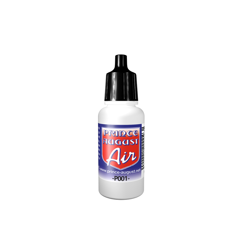 Peinture Blanc 17 ml - PRINCE AUGUST P001