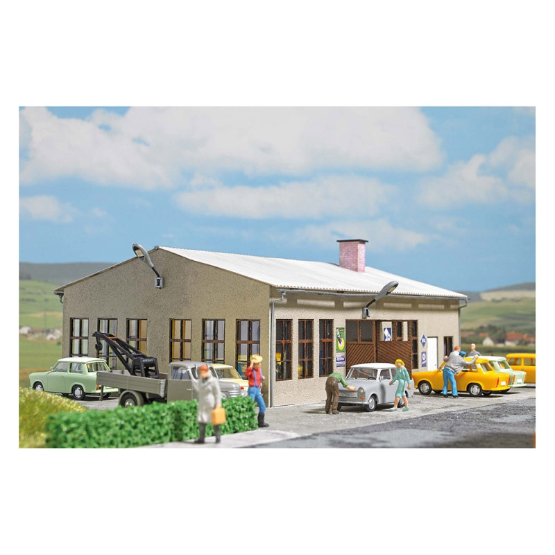 Garage / Atelier Automobile - BUSCH 1918 - HO 1/87