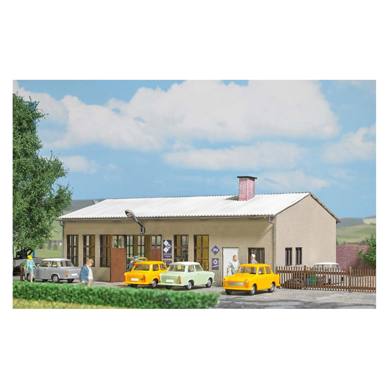 Garage / Atelier Automobile - BUSCH 1918 - HO 1/87