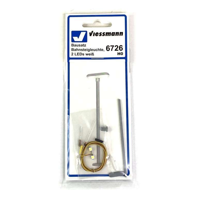 Lampadaire à 2 Led, 7 cm - VIESSMANN 6726 - HO 1/87