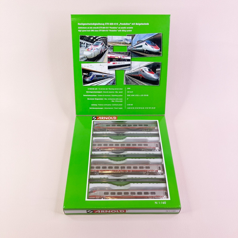 Automotrice ETR 610.01, 4 unités EMU "Frecciargento" FS, Ep VI  - ARNOLD HN2474 - N 1/160