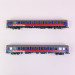 2 voitures couchettes Bcm du Bahn Touristik Express, Ep VI - ROCO 74055 - HO 1/87