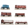 Convoi de 6 wagons de marchandises DB, Ep III et IV - FLEISCHMANN 880906 - N 1/160