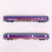 2 voitures Bvcmz 248 / 249  "BahnTouristikExpress", Ep VI - LSMODELS PI9603 - HO-1/87