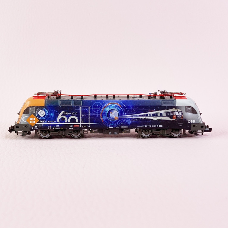Locomotive électrique 1116 199-1 "60 ans de Roco" ÖBB, Ep VI - FLEISCHMANN 781705 - N 1/160