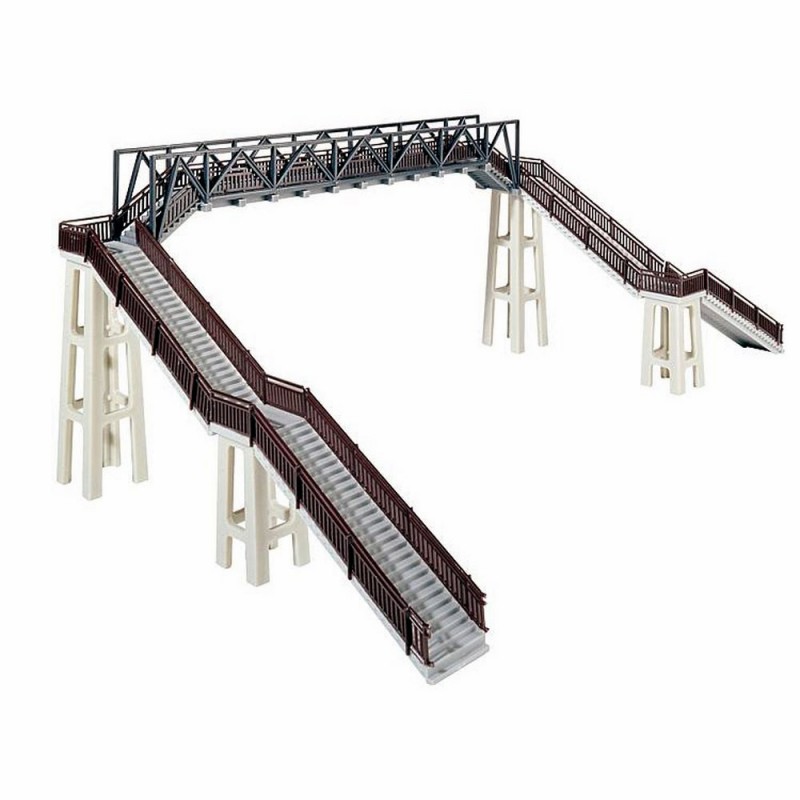 Passerelle Piétonne Hornby O – 1/48 – Tôle Lithographiée – Vintage France