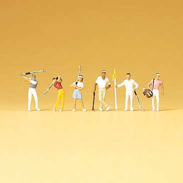 Golfeurs (x6) - PREISER 79072 - N 1/160