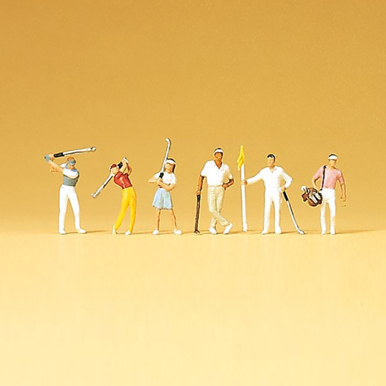 Golfeurs (x6) - PREISER 79072 - N 1/160