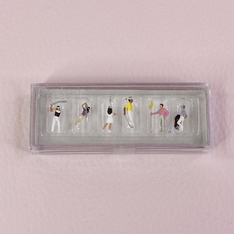 Golfeurs (x6) - PREISER 79072 - N 1/160