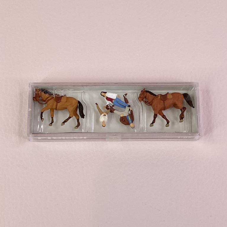 Personnages à l'équitation - PREISER 10501 - HO 1/87