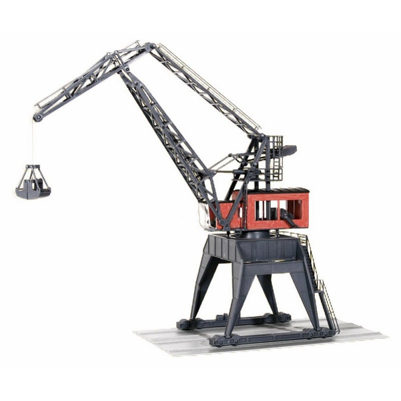 Grue Miniature échelle HO 1:87 Pour Modélisme Ferroviaire - Modèle à Monter - 29x10x14 Cm - Idéal Diorama Ou Décor De Train