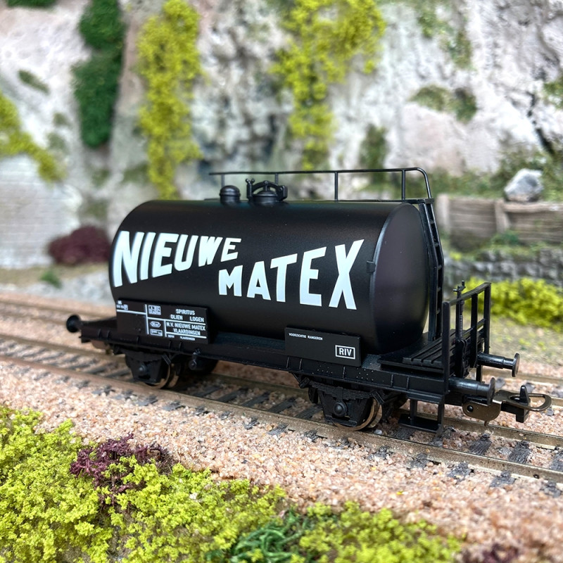 Wagon citerne 2 essieux "Nieuwe Matex" NS, Ep III -HO 1/87- PIKO 97157