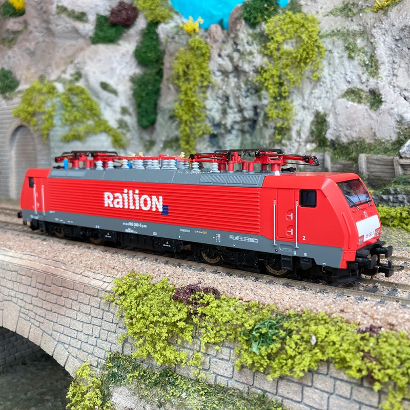 Locomotive électrique BR 189 080-5 "Railion Hollande", Ep V - PIKO 57966 - HO 1/87