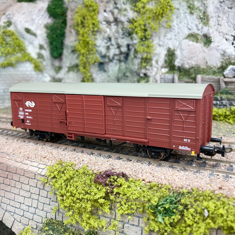 Wagon couvert type Gbs 181, NS, Ep IV - PIKO 58996 - HO 1/87