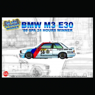 BMW M3 E30 - 24H de SPA '88 - NUNU 24017 - 1/24