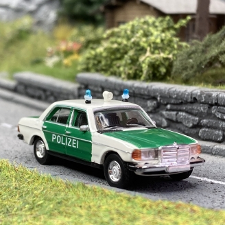Mercedes 280E Polizei - SCHUCO 452668900 - HO 1/87