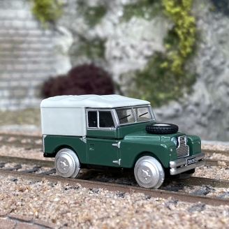 Land Rover / Véhicule ferroviaire - SCHUCO 452663600 - HO 1/87