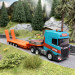 Scania CR20, remorque plateau surbaissée - HERPA 314220 - HO 1/87