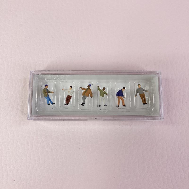 Ouvriers (x6) - PREISER 79101 - N 1/160
