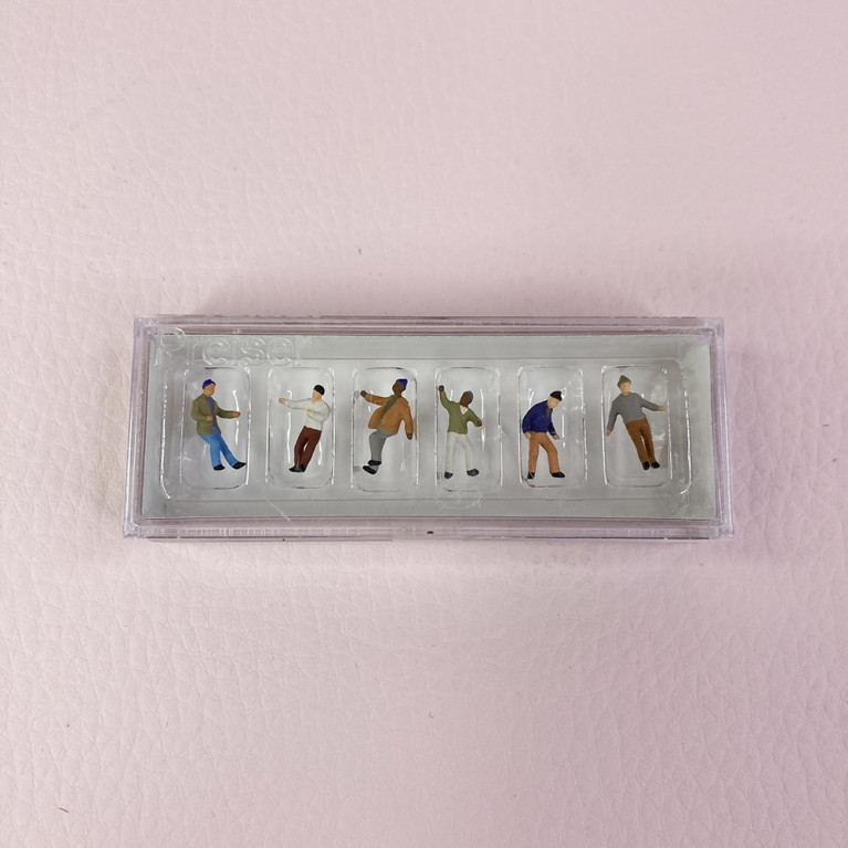 Ouvriers (x6) - PREISER 79101 - N 1/160