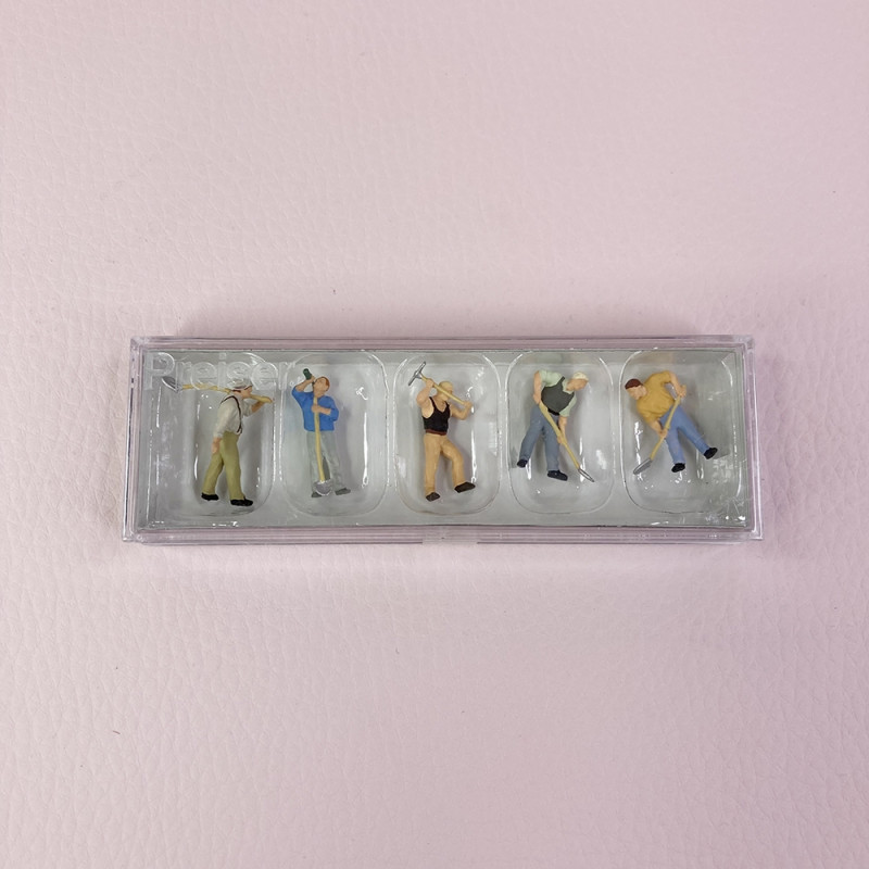 Ouvriers (x5) - PREISER 10461 - HO 1/87