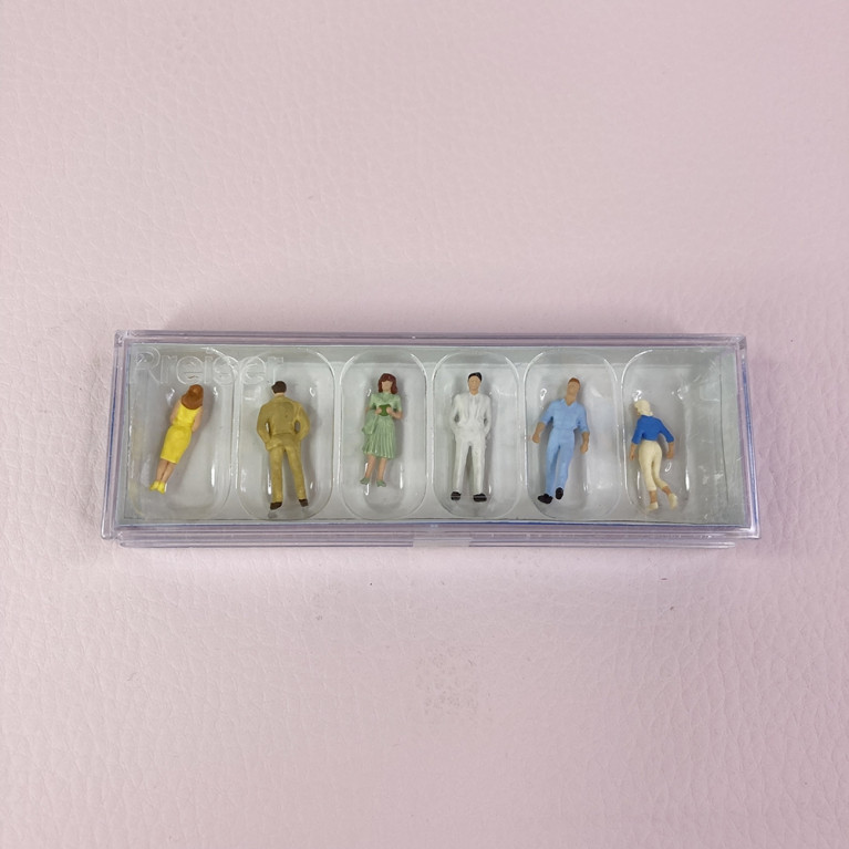 Personnages (x6) - PREISER 14022 - HO 1/87