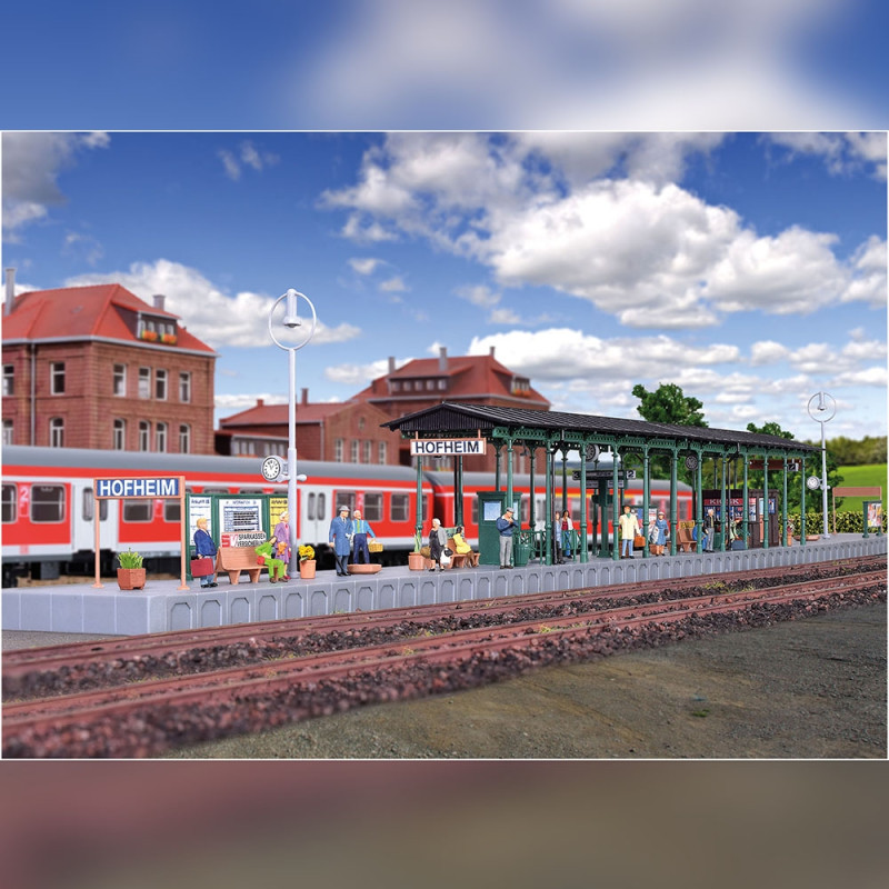 Quai de gare HO KIBRI 39566 modelisme ferroviaire diorama neuf KIBRI
