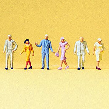 Passants (x6) - PREISER 88542 - Z 1/220