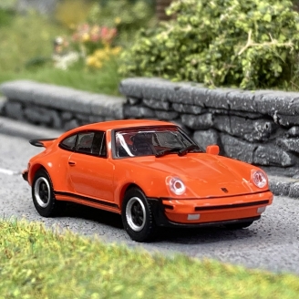 Porsche 911 / 930 Turbo 1977 Orange - MINICHAMPS 870 066104 - HO 1/87