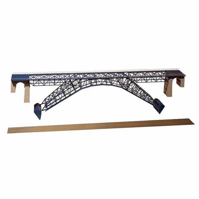 Grand pont métallique 2 voies droit-HO-1/87-FALLER