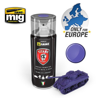 Spray Titans Hobby, Apprêt Violet Magique Mat 400ml - AMMO TTH107