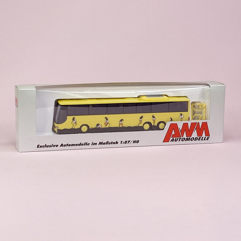 Bus, Setra S 319 GT / HD, jaune - AWM 11002 - HO 1/87