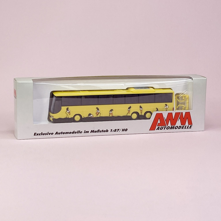 Bus, Setra S 319 GT / HD, jaune - AWM 11002 - HO 1/87