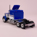 Camion Peterbilt 359 Bleu / Blanc - BREKINA 85707 - HO 1/87