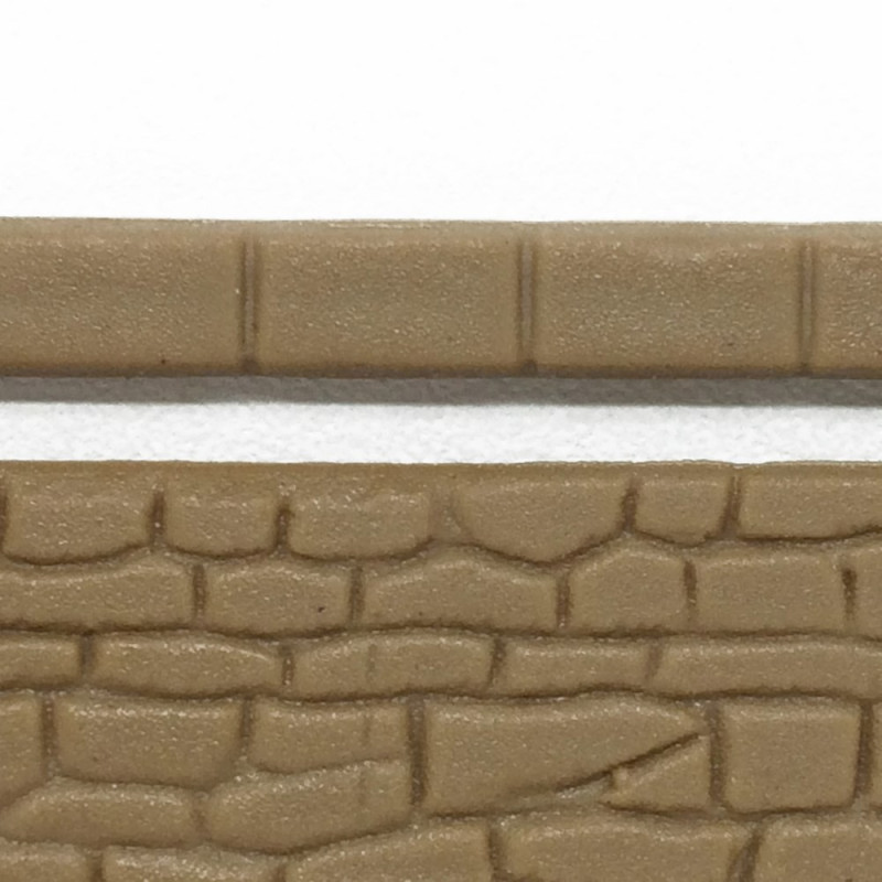 plaque mur en pierres maçonnées irrégulières-HO-1/87-KIBRI