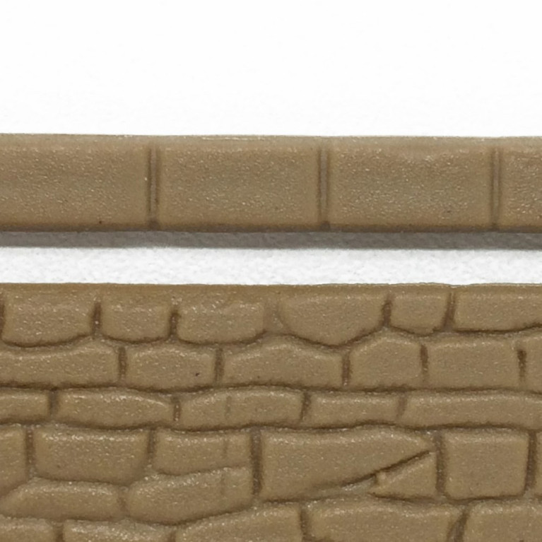 plaque mur en pierres maçonnées irrégulières-HO-1/87-KIBRI