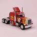 Camion Peterbilt 359 Rouge et Flammes - BREKINA 85708 - HO 1/87