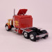 Camion Peterbilt 359 Rouge et Flammes - BREKINA 85708 - HO 1/87