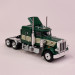 Camion Peterbilt 359 Vert / Crème - BREKINA 85706 - HO 1/87