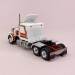 Camion Peterbilt 359 Blanc / Marron - BREKINA 85702 - HO 1/87