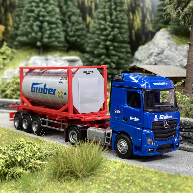 Camion plateau transport de lait - échelle HO 1/87 - WIKING 047605 - Mj