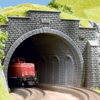 Murs intérieur de tunnel (x2) - NOCH 58030 - HO 1/87