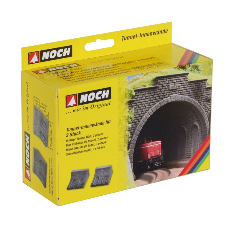 Murs intérieur de tunnel (x2) - NOCH 58030 - HO 1/87