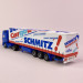 Camion MAN F 90 HD Aerop bâché / Schmitz - AWM 75880 - HO 1/87