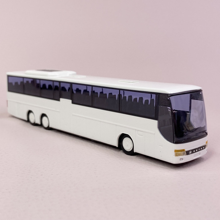 Bus, Setra S 319 GT / HD, blanc - AWM 11001.1 - HO 1/87