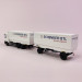 Camion MB L et remorque 2 essieux, "Schenker BTL" - AWM 6526.02 - HO 1/87