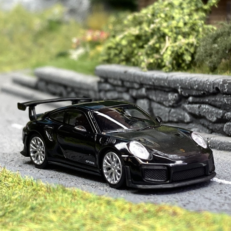 Porsche 911 GT2 RS 2018 Noir Carbone - MINICHAMPS 870 068125 - HO 1/87